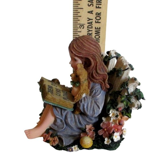 Boyds Yesterdays Child Alyssa Secret Garden Figurine - 2002 Dollstone Collection - Picture 6 of 7